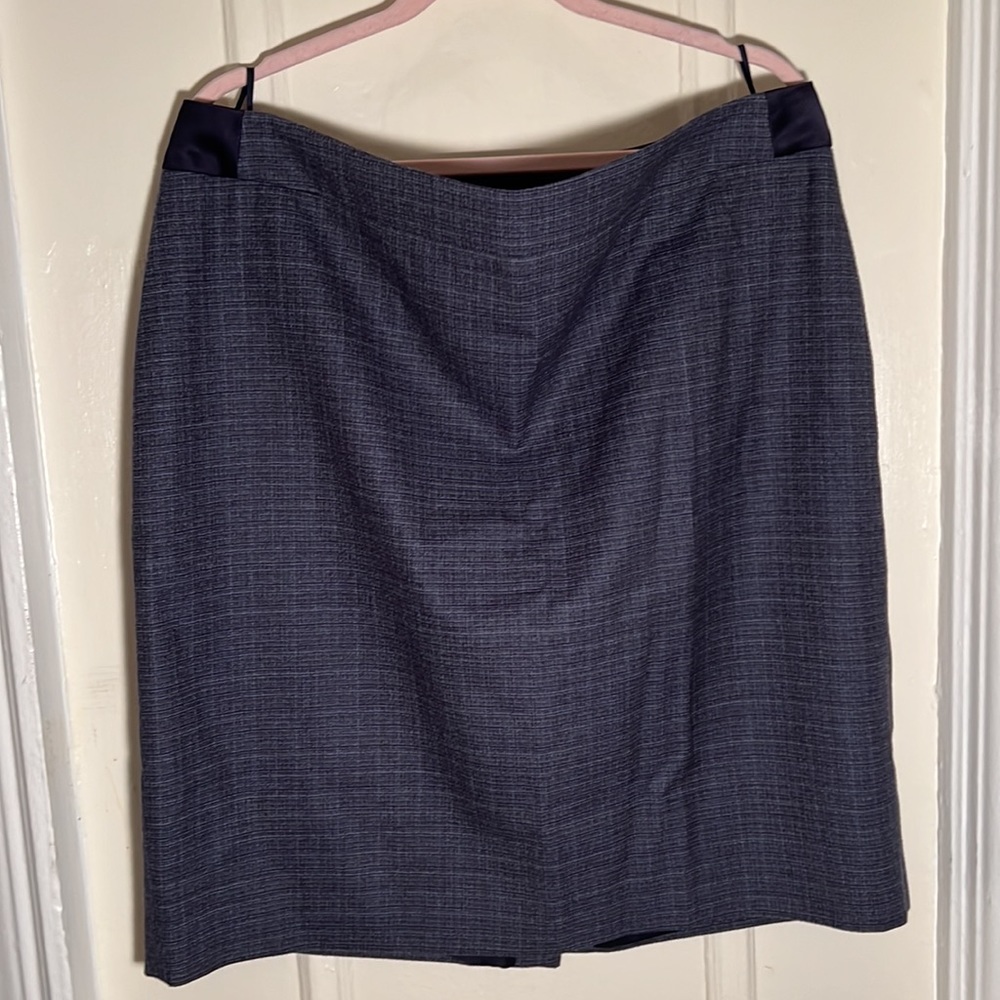 BOSS by Hugo Boss Navy Blue Will Pencil Skirt